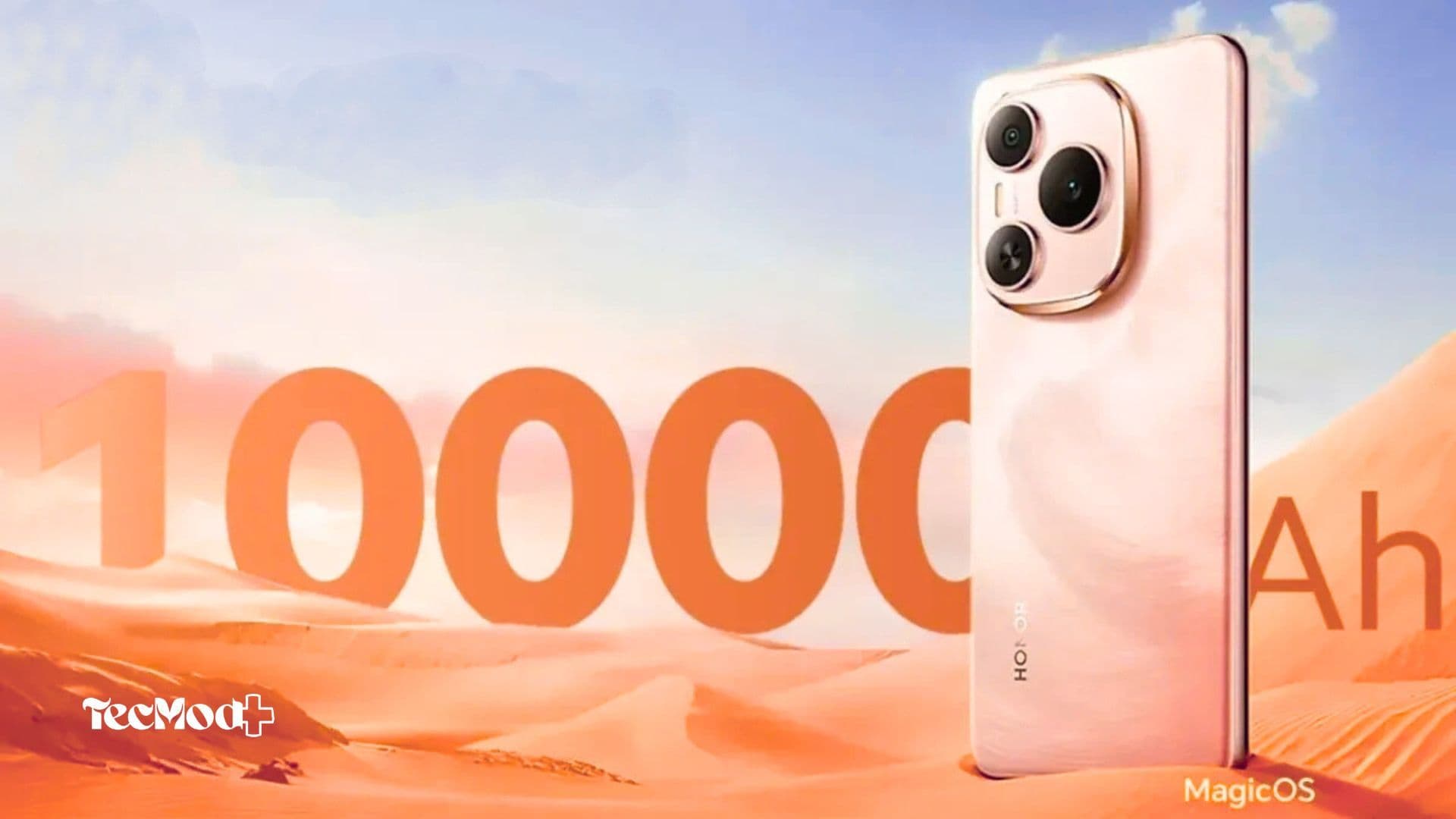 Bateria gigante de 10.000 mAh do novo celular Honor.