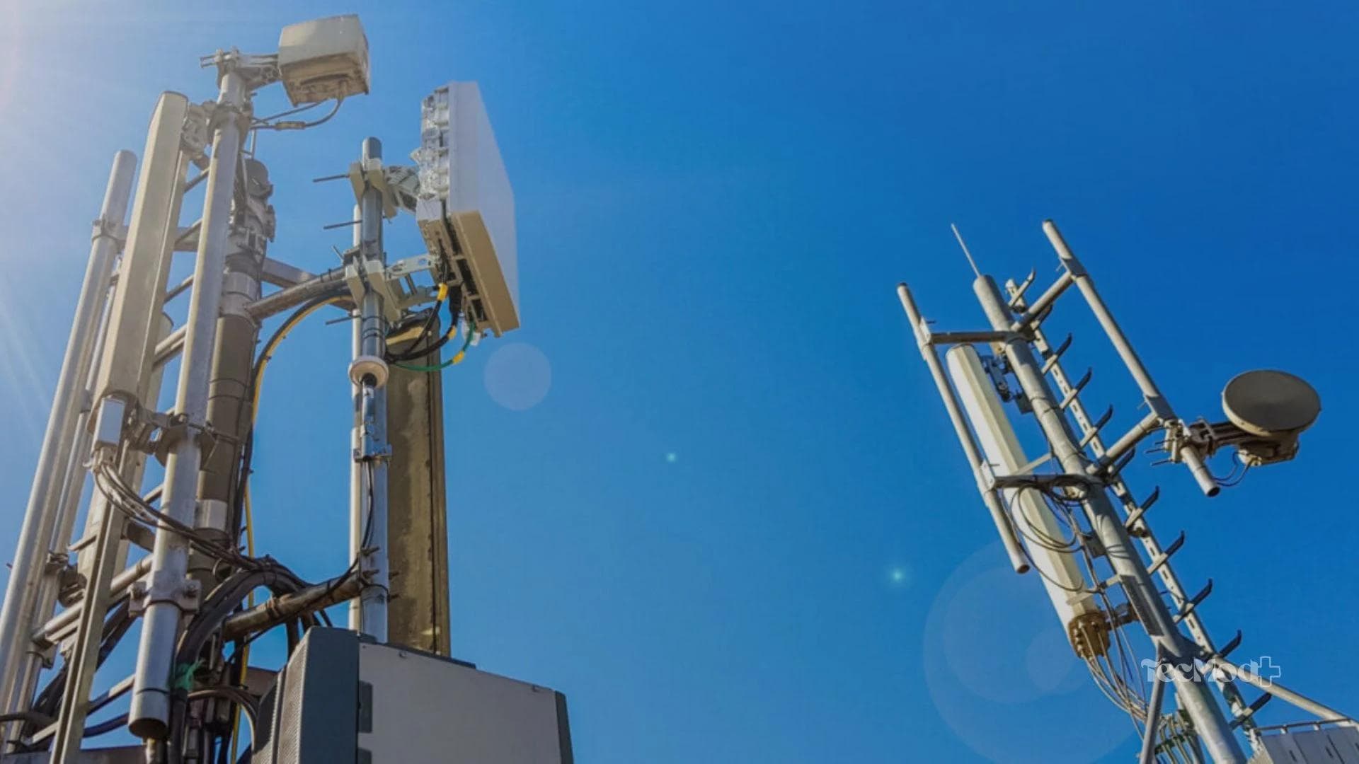 Equipamento de infraestrutura de rede 5G da Huawei.