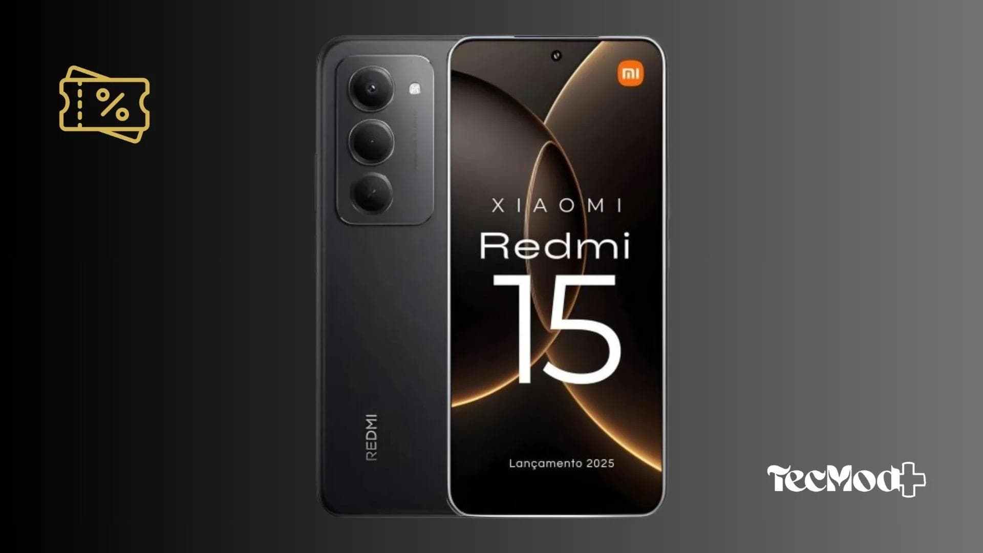 Xiaomi Redmi 15 com bateria gigante de 7.000 mAh sai por R$ 1.280 na Shopee