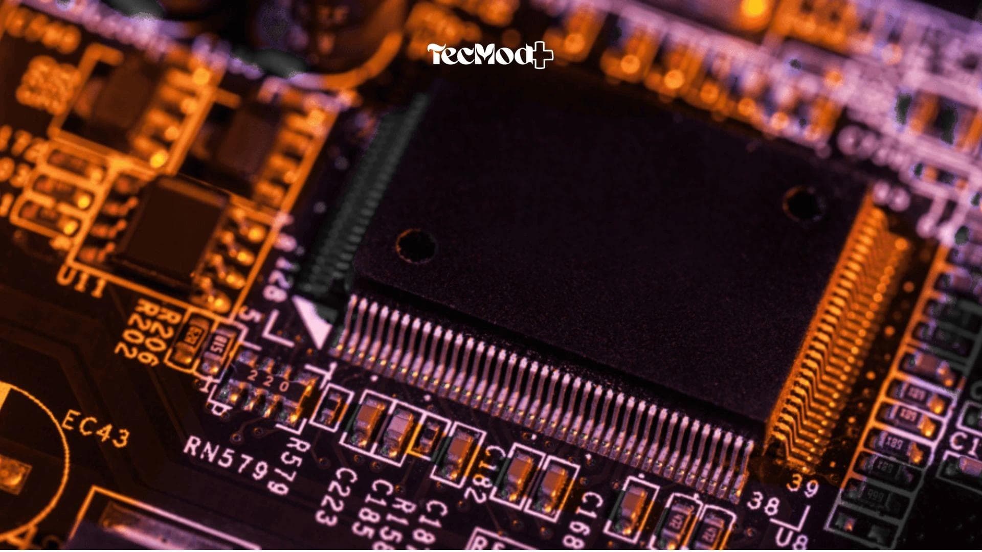 Diagrama mostrando o funcionamento de transistores em um processador e a geração de calor durante o uso.