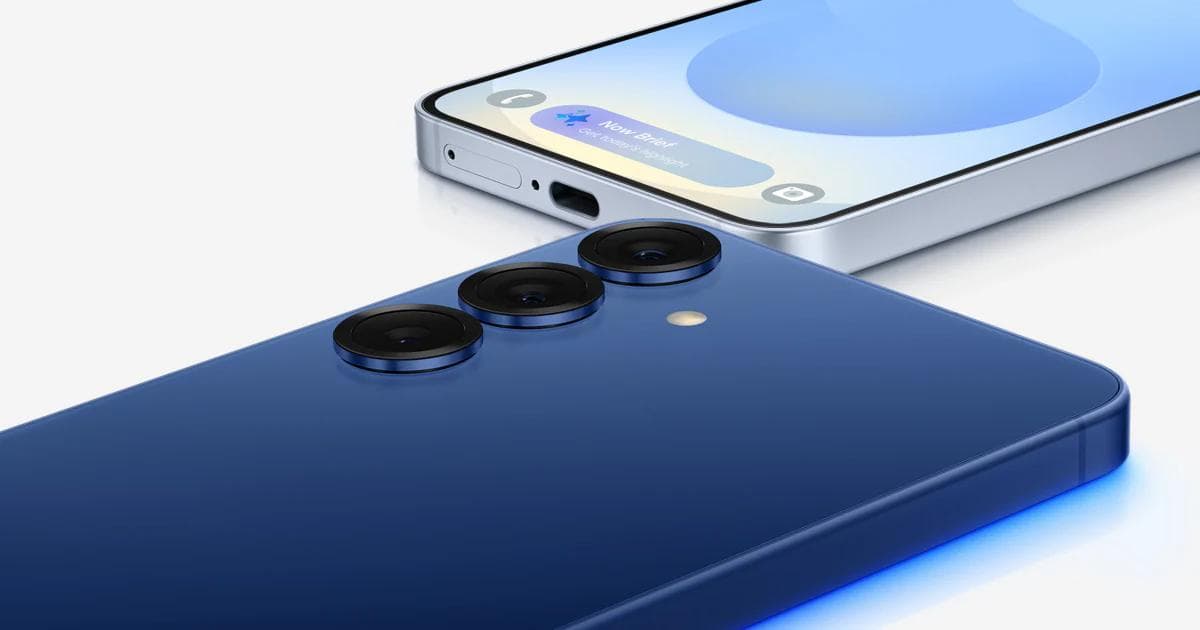 Recursos de Inteligência Artificial Galaxy AI no Samsung Galaxy S25.